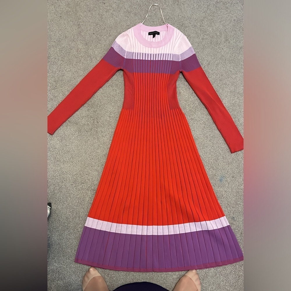 Long sleeve midi dress